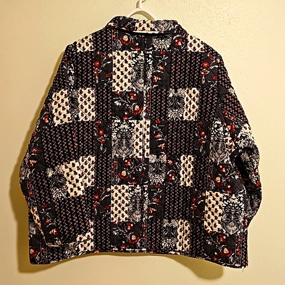VERA BRADLEY Quilted button down shacket jacket sz 3XL - Picture 6 of 6